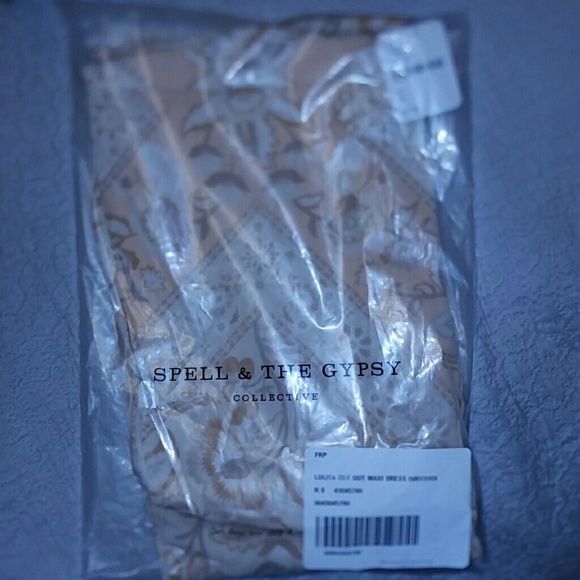 New spell free people lolita gown maxi dress ivory - Picture 3 of 7